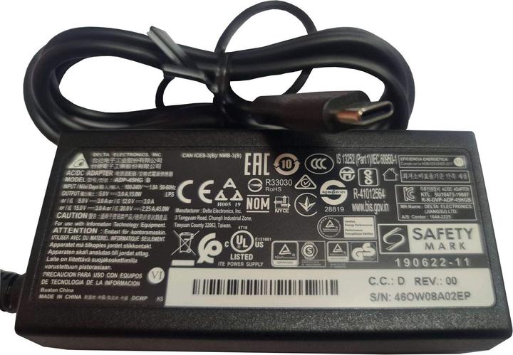 Produktbild Dell AC Adapter, 45W, 19.5V, 3 (45 W)
