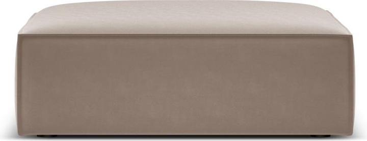Actual product image Micadoni Velvet Pouf, "Kaelle", 1 Seat, 100x80x38Made in Europe (Cushioned stools)