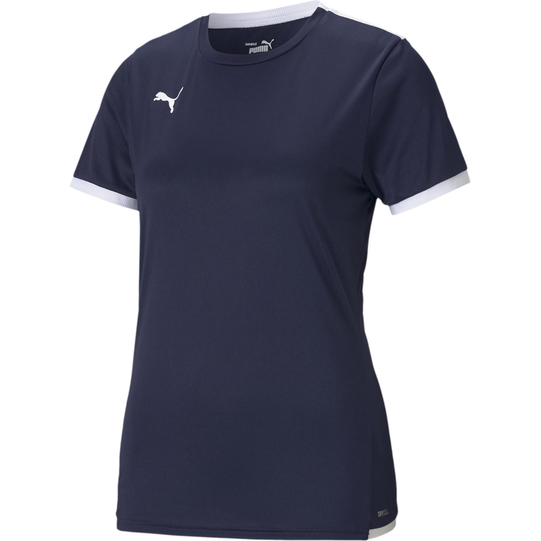 Puma, Damen, Sportshirt, teamLIGA Jersey W (XS), Blau, XS