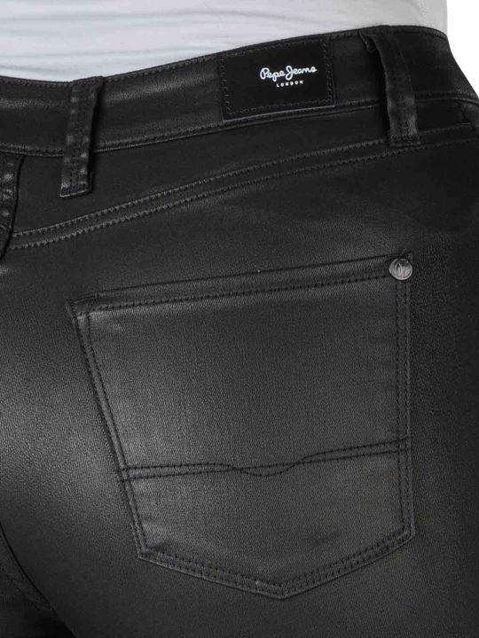 Actual product image Pepe Jeans Regent High Skinny Fit Coated Black (W24/L30)