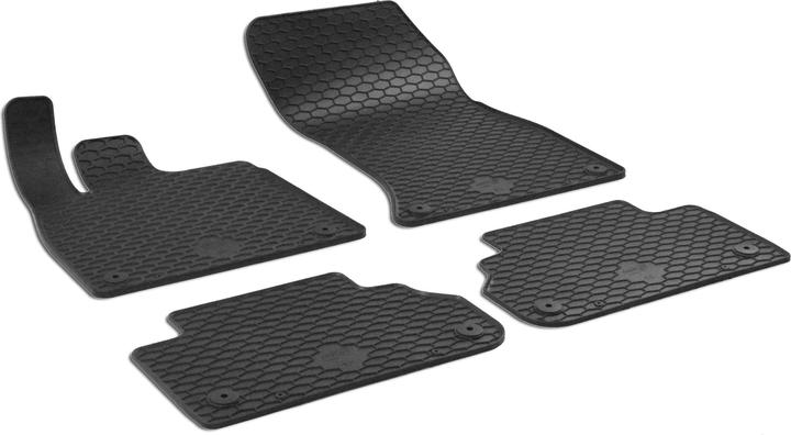 Walser Rubber mats for Audi Q5 (FYB) BJ 2017 - today (2 front mats + 2 rear mats)