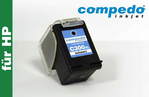 Actual product image Compedo Print cartridge for HP 300XL/CC641EE black