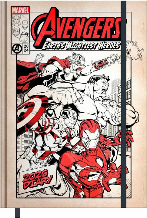 Produktbild Pyramid Marvel A5 Premium Diary 2026 (A5)