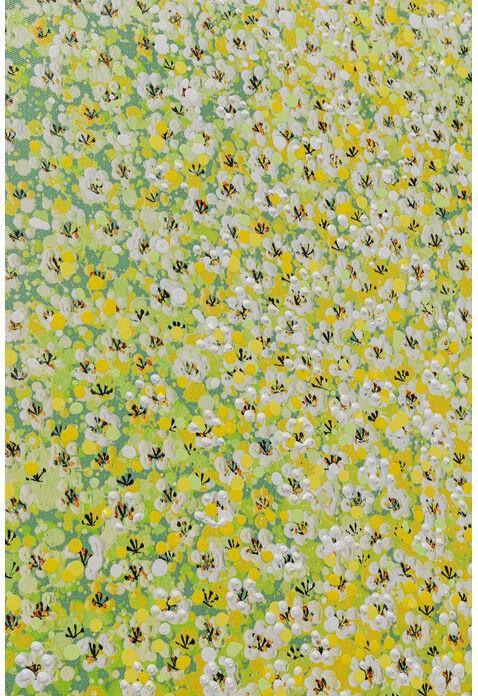 Produktbild Kare Design Leinwandbild Flower Boat Lila weiss (80 x 100 x 3.5 cm)