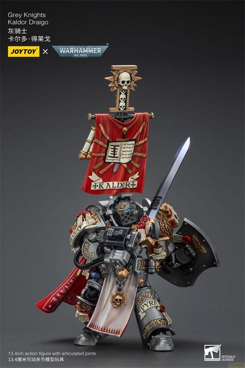 Immagine prodotto Joy Toy Warhammer 40k action figure 1/18 Cavalieri Grigi Kaldor Draigo 12 cm
