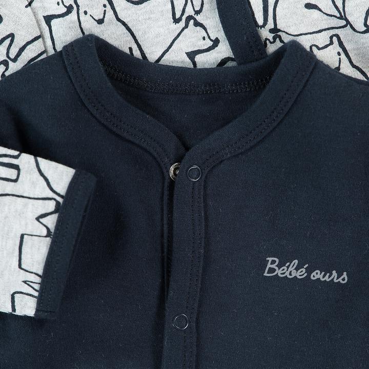 Produktbild La Redoute Collections 3er-Pack Strampler aus Baumwolle (68)