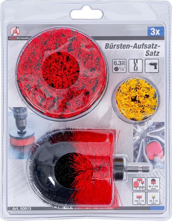 Produktbild BGS Bürstenaufsatz-Satz
