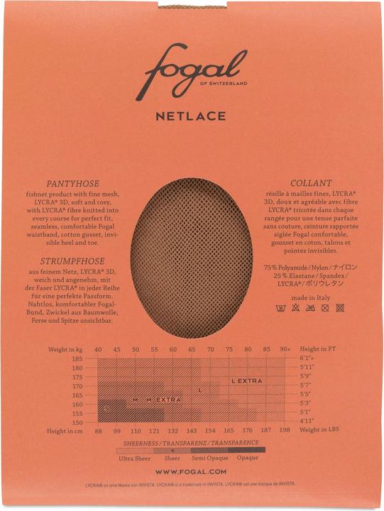 Actual product image Fogal Tights "Netlace (36 - 42)