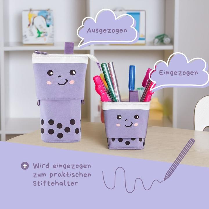 Produktbild Hermex Pop Up-Stiftehalter Stehendes Federmäppchen Verstellbares Schlamperetui