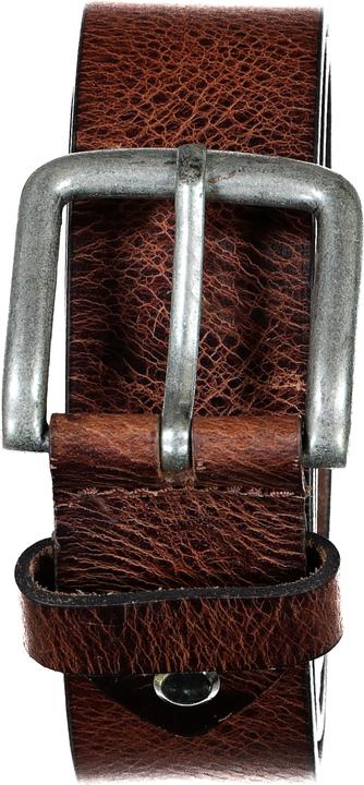 Immagine prodotto JP1880 Cintura di pelle con fibbia di metallo e 4 cm di altezza e lunghezza fino a 170 cm (125)