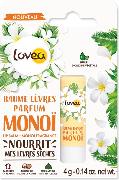Lovea baume lèvres parfum monoï baume (Baume à lèvres, 196.56 ml)