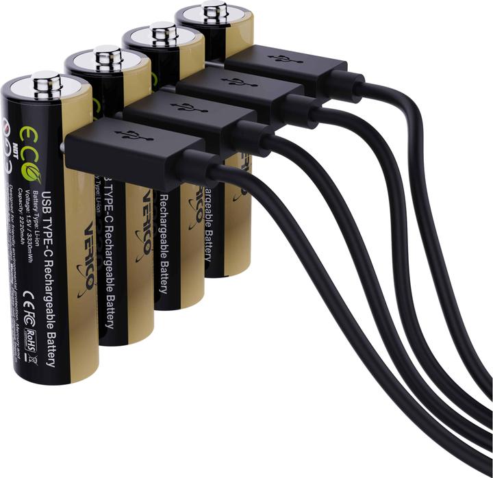 Actual product image Verico LoopEnergy Pro (4 pcs., AA, 2220 mAh)