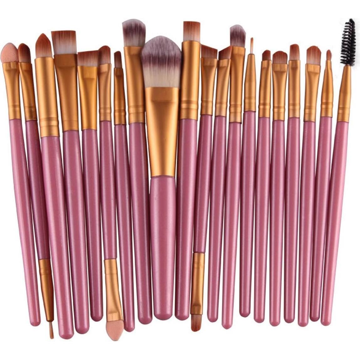 König Design, Schminkpinsel, Pinselset Makeup Professionelles 20 Stk. Make Up Pinsel Set Kosmetikpinsel Neu (Set)