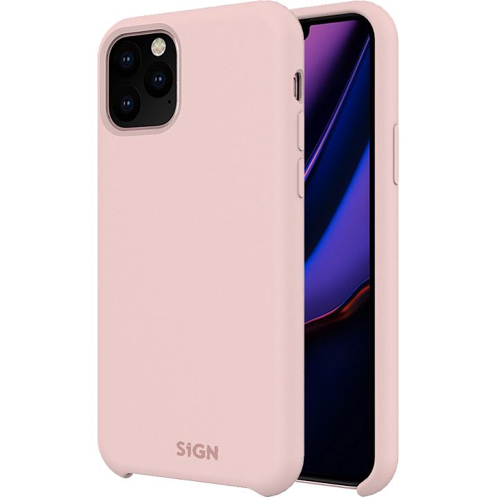 SIGN Liquid Silicone Case for iPhone 11 Pro - Pink (Apple iPhone 11 Pro), Smartphone Hülle, Pink