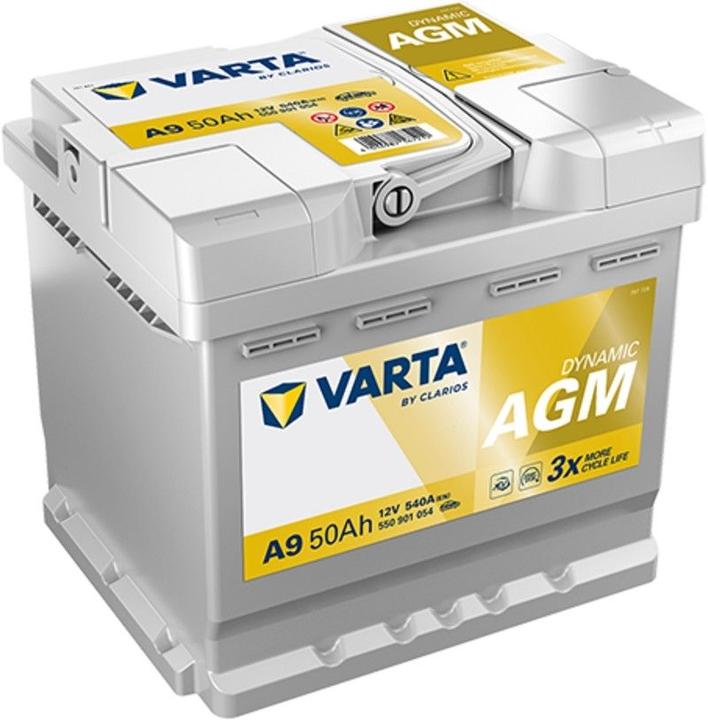 Produktbild Varta A9 Silver Dynamic (12 V, 50 Ah, 540 A)