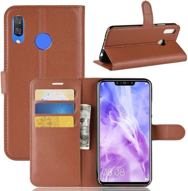 Actual product image MU Classic Litchi Leather Bookcover Series (Huawei P Smart+)