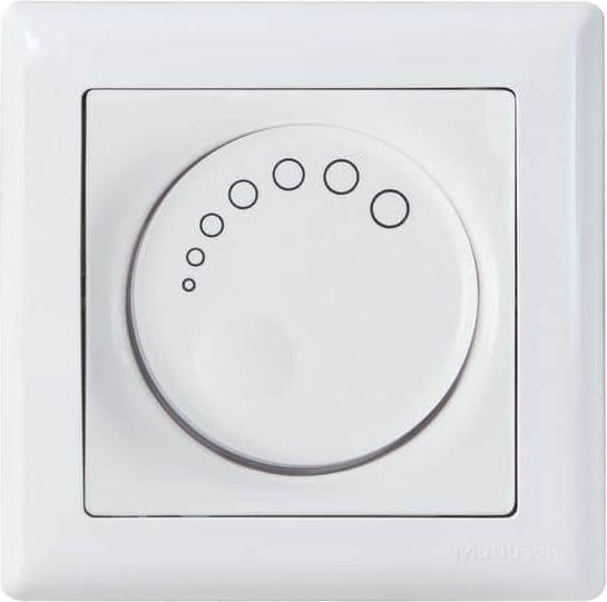 Image du produit Mutlusan Daria Dimmer 600W éclairé Variateur rotatif encastré blanc