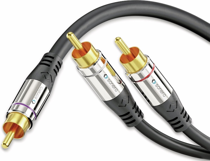Sonero Subwoofer Stereo / Mono Y-Kabel (3 m, Cinch)