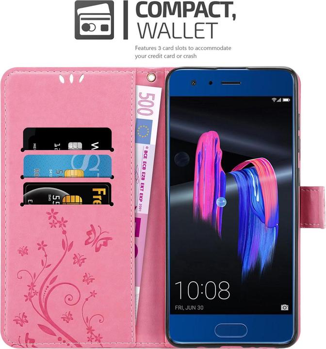 Actual product image Cadorabo Flower Book Cover (Honor 9)