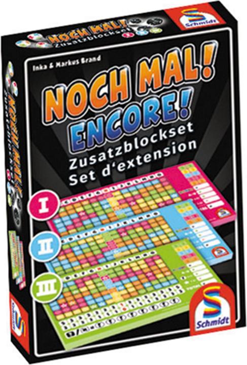 Produktbild Schmidt Spiele Noch Mal! Zusatzblocket 1 bis 3 (Deutsch, Englisch, Französisch, Italienisch)