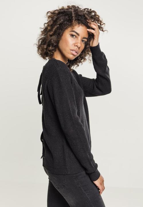 Produktbild Urban Classics Ladies Back Lace Up Sweater (L)