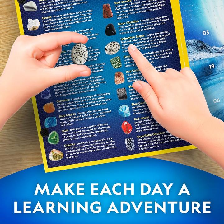 Actual product image National Geographic Gemstone Advent calendar