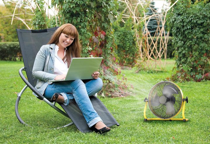 Produktbild Sichler Akku-Vollmetall-Bodenventilator (61.80 dB)