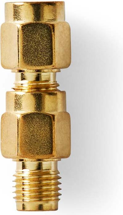 Produktbild Nedis SMA Adapter | SMA-Stecker Reverse Polarity | SMA-Buchse | Vergoldet | 50 Ohm | Gerade | Kupfer (Antennenkabel)