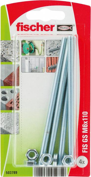Produktbild Fischer Injekt.Gewindea. FIS GS M6x110 K (4 Stk.)
