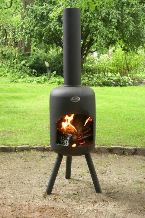 Actual product image Bonfeu BonBini garden fireplace black