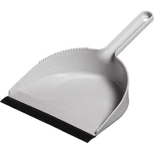 Thumbnail - Nölle Kehrschaufel Kunststoff Granit Blatt L350xB220 mm, Reinigungsutensil, Grau