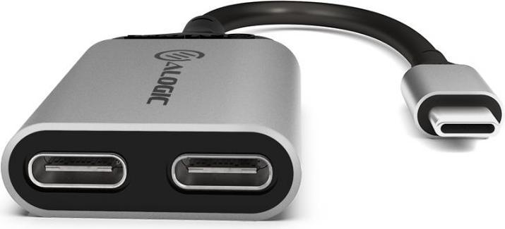 Actual product image Alogic USB-C (MALE) TO USB-C (FEMALE) (USB-C, 2 ports)