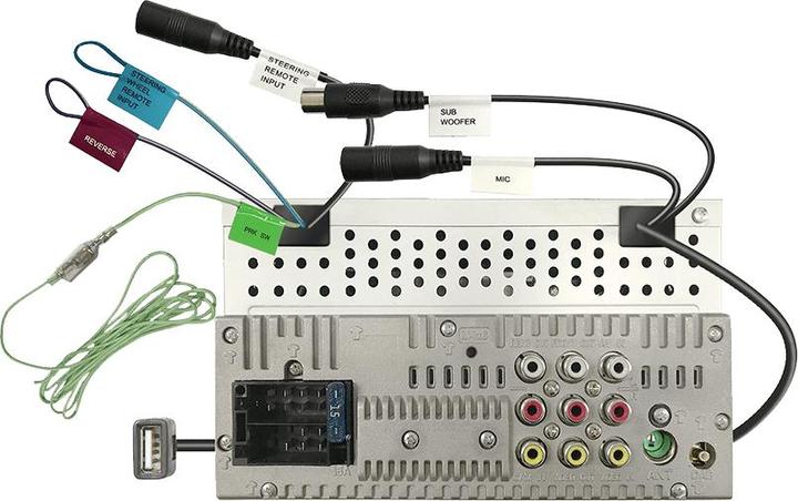 Actual product image JVC KW-M745DBT-ANT (Android car, Apple Carplay)