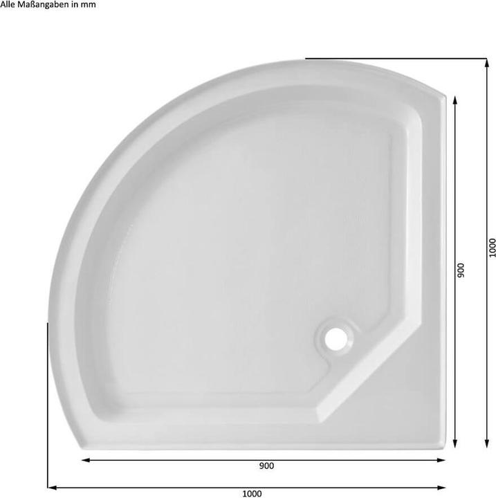 Produktbild Home Deluxe Dampfdusche mit Wasserfall Dampfsauna MANTA BLACK L, 100x100x220cm