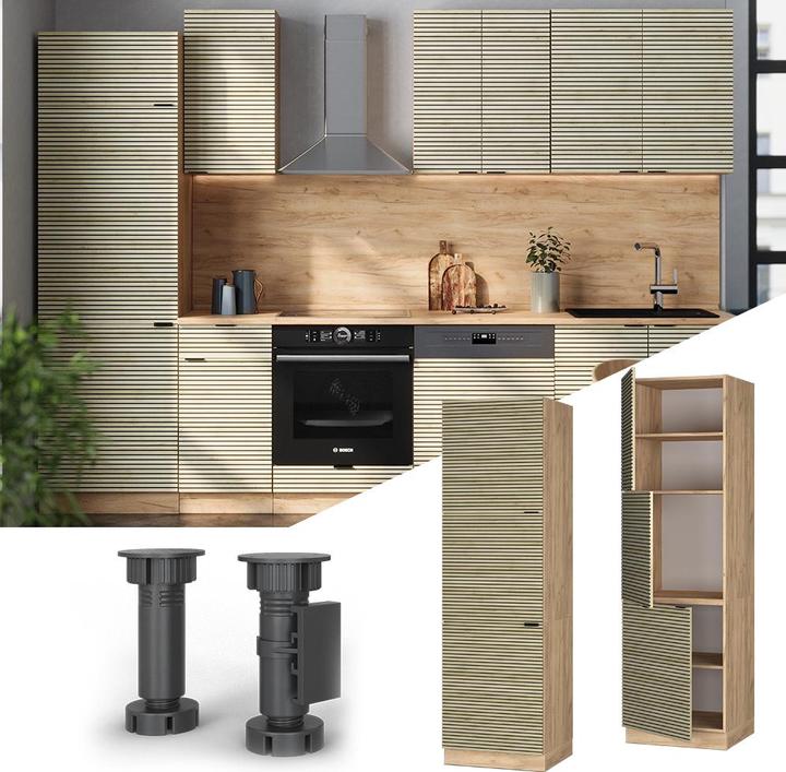 Produktbild Vicco Herdumbauschrank Fame-Line (60 x 58 x 206.80 cm)