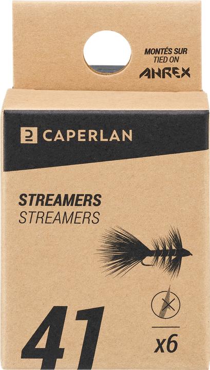 Immagine prodotto Caperlan Streamer per la pesca a mosca 6 pezzi.