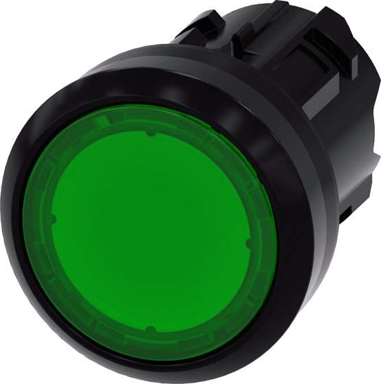 Immagine prodotto Siemens Pulsante 22 mm, rotondo, verde 3SU1001-0AD40-