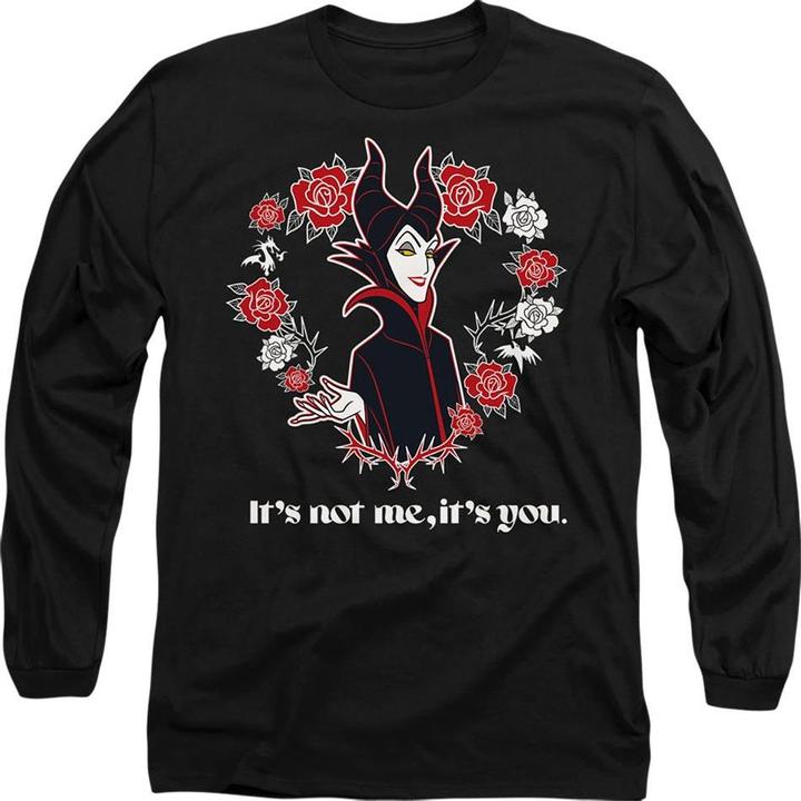 Immagine prodotto Disney Villains It's Not Me, It's You Maglietta San Valentino Maleficent Adulto Unisex (XL)