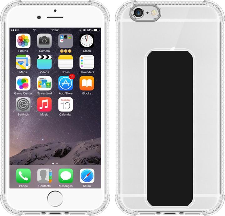 Actual product image Cadorabo Case for Apple iPhone 6 / 6S in TPU with holder LM167 Style (Apple iPhone 6)
