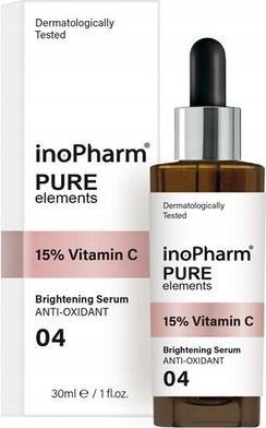 Produktbild Konjac Sponge INOPHARM Pure rozświetlająco-antyoksydacyjne serum do twarzy z 15% witaminą C 30ml (30 ml)