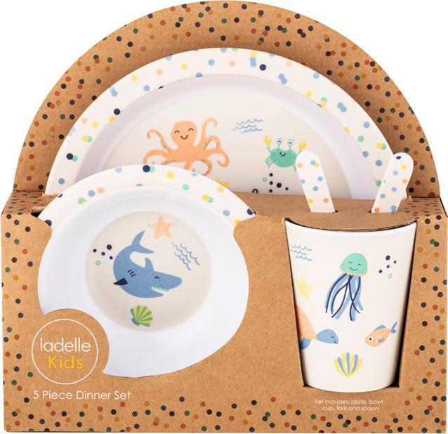 Actual product image Ladelle Kids Tableware Set Jungle