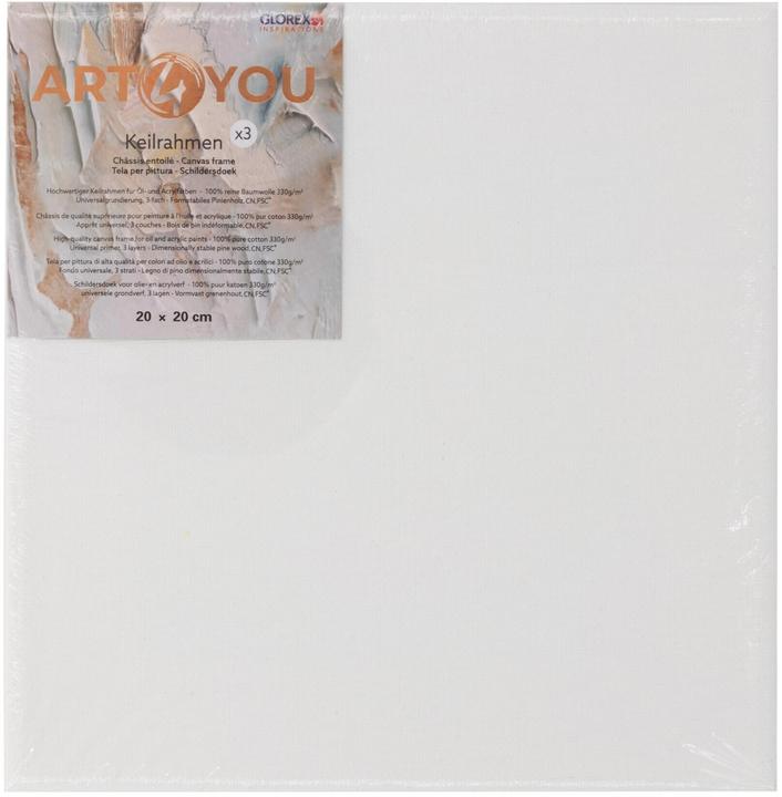 Actual product image Glorex Keilrahmen-Set,20x20cm.60020002 (20 x 5.50 cm)