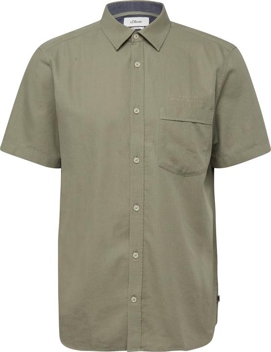 Immagine prodotto s.Oliver Regular Fit: Leichtes Kurzarmhemd mit Stickerei (M)