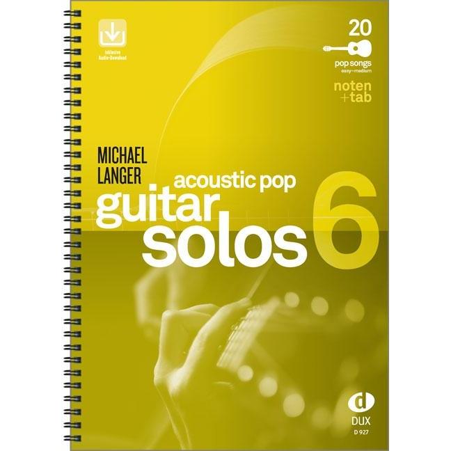 Thumbnail - Acoustic Pop Guitar Solos 6, Sachbücher von Michael Langer