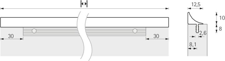 Produktbild Hettich Griffleistenprofile