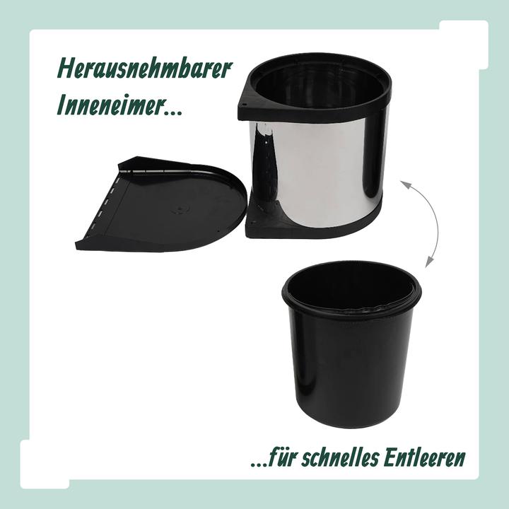 Produktbild Relaxdays Einbaumülleimer (8 l)