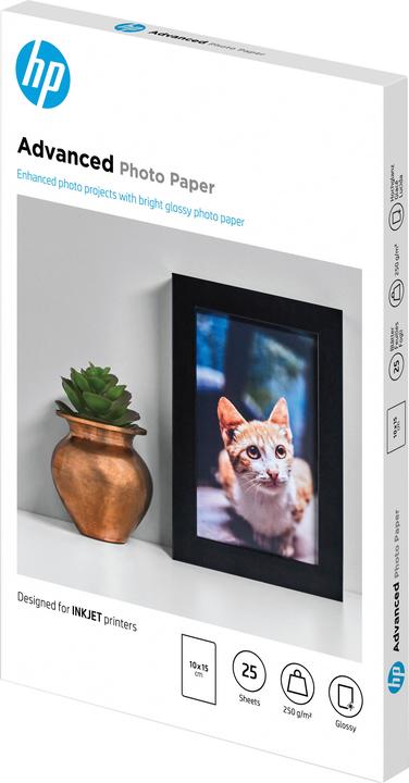 Actual product image HP Q8691a (250 g/m², 10 x 15 cm, 25 x)