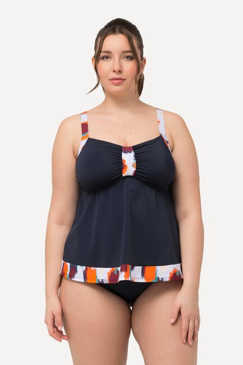 Immagine prodotto Ulla Popken Tankini con fantasia, coppe morbide e spalline regolabili (42 A)