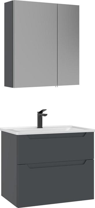 Produktbild Homitis Messina 65 v2 Bathroom Cabinet With Sink & Mirror Set (2 Pieces)