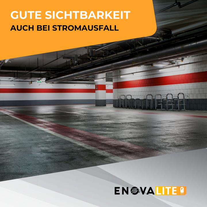 Actual product image Enovalite LED escape route light, 8 h emergency light